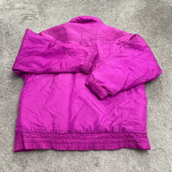 Downhill Racer Thermoloft Vintage 90's 80's Jacket Womens Medium Purple Retro - Picture 2 of 11